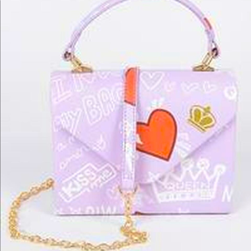 NWT Lavender Fashion Handbag